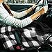 LETTON Car Electric Blanket Safety Low Voltage Heating Blanket Car Fleece Material with Switch Thermostat 12V Electric Warm Blanket