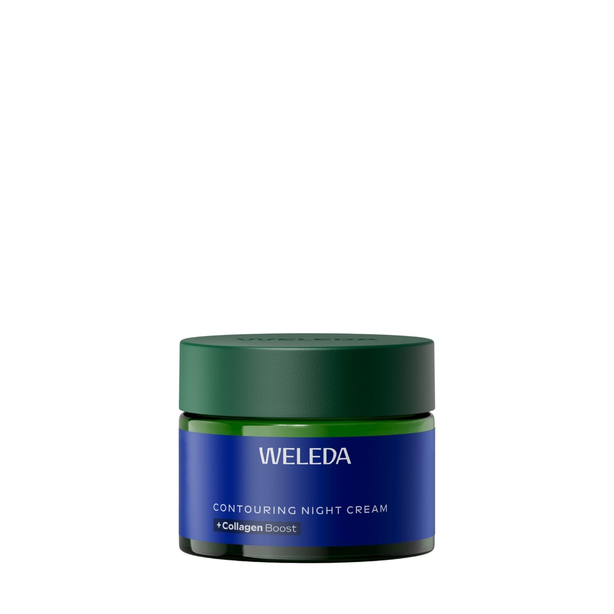 Weleda Contouring Night Face Cream with Collagen Boost, Blue Gentian & Edelweiss, Moisturising Cream, Natural Collagen+ Active Complex, Reduces Wrinkles & Pigment Spots, Vegan, 40ml