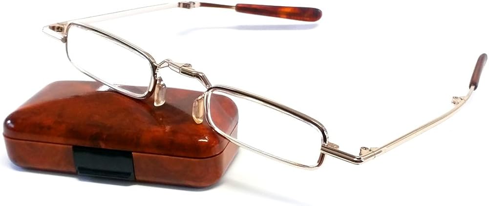 fold up reading glasses with case