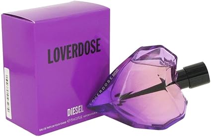 Diesel Loverdose Agua de Perfume Vaporizador, Fucsia, Aromática, 75 Mililitros