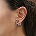 BMC Beautiful 4pr Double Sided Dual Sized Faux Pearl Womens Fashion Stud Earrings - Filigreed Fun