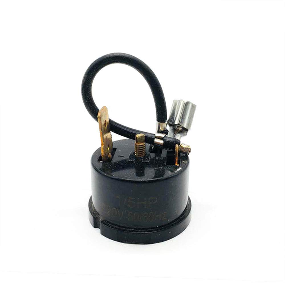 E-outstanding Compressor Thermal Overload Protector 2PCS 1/3HP-250W Freezer Thermal Overload Protection Replacement Part for Mini Refrigerator, Wine Center and Beverage Cooler