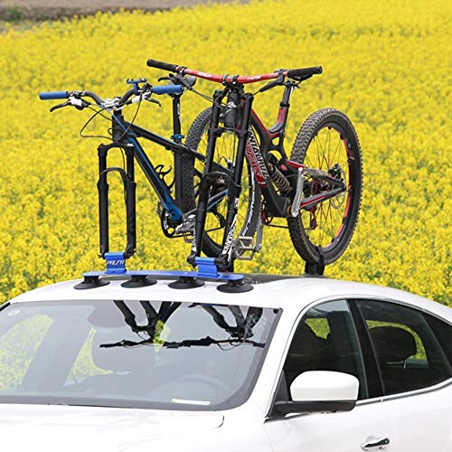 Labyrinen Rooftop Vacuum Cup Bicycle Rack, Roof-Top Suction Bike Rack Car Rack Carrier, Bike Holder with Sucker for Most Cars - Thumbnail 3