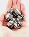 Polyhedral Dice Sets Dungeons and Dragons Gaming Dice for DND RPG MTG Table Games Dice (Grey Gradients)