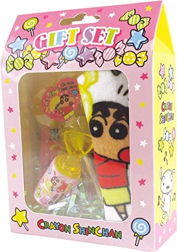 Gift Set Crayon Shin-Chan / Candy 10.9 x 15.4 x 4.5cm Ks-5523805Cd pen towel