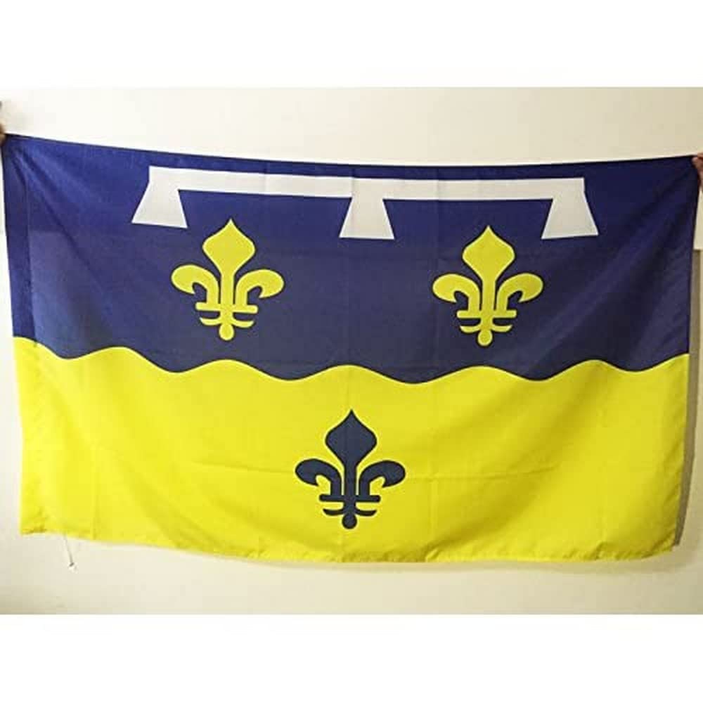 AZ FLAG - Loir-et-Cher Flag - 3x5 Ft - French department Banner with Sleeve - 100% Polyester - Fade Resistant - Vivid Colors - 3' x 5' Feet - 150x90 Cm