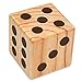 Jumbo Wooden Yard Dice – Giant Outdoor Gaming Dice Set 3.5