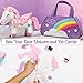 Cleververse Unicorn Plush Toy Sewing Kit for Girls - Craft Stuffed Plush Gift