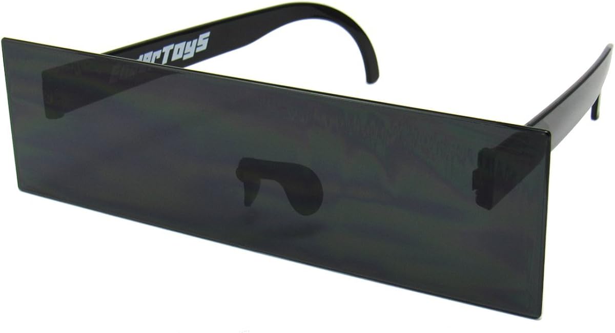 Censor Bar Black Novelty Sunglasses by EnderToys Amazon.co.uk Clothing