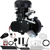 H-YEEU 2 Stroke 100cc Bicycle Motorized Gasoline Engine Motor Kit (Black)