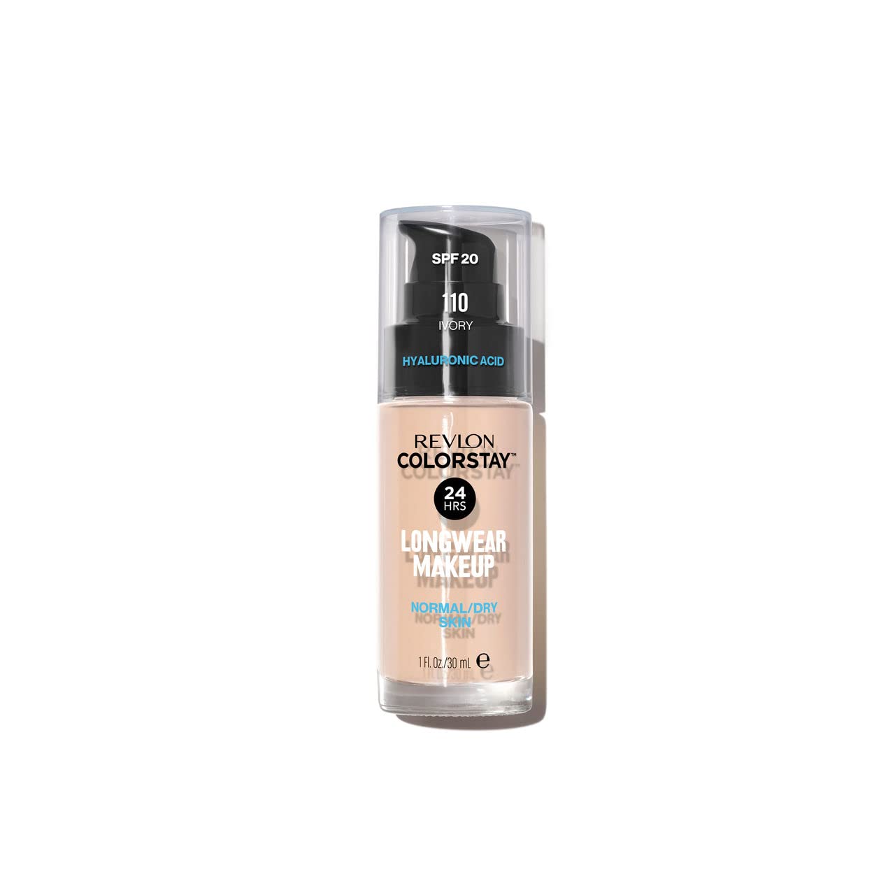 Revlon Color Stay Liquid Foundation Makeup for Normal/Dry Skin SPF 20, Longwear with Medium-Full Coverage and Natural Finish, Oil Free, 110, 30 ml (Pack of 1) โ image 1