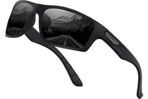 WASAIKKU Polarized Sunglasses for Men Women UV400 Protection Sports Sun Glasses Outdoor Driving Fishing Golf Mens Sunglasses