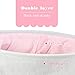 NIBESSER Ballet Laundry Hamper for Nursery Room or Kids Bedroom,Foldable Collapsible Cotton Cartoon Basket Organizer,Children and Pet Storage Bin Container for Toys, Baby Products and Clothing
