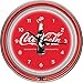 Trademark Global Coca-Cola Retro Neon Clock - 100th Anniversary of The Coca-Cola Bottle