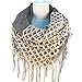 Novawo Fashion Womens Winter Warm Knit Infinity Scarf with Tassels, Infinity and Straight Styles