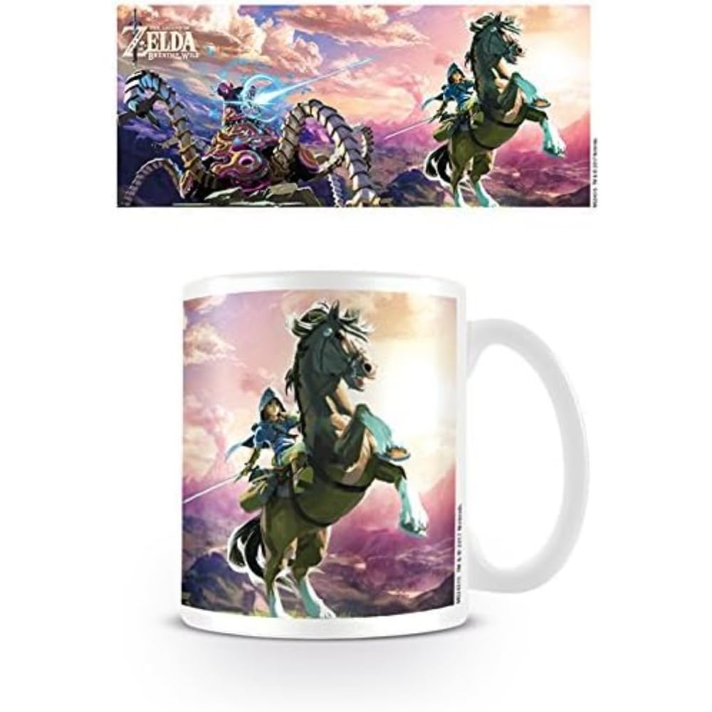 Pyramid International "The Legend Of Zelda: Breath Of The Wild (Guardian Chase)" Official Boxed Ceramic Coffee/Tea Mug, Multi-Colour, 11 oz/315 ml