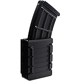 TACNEX AR Mag Holder 5.56mm Rifle Magazine Pouch 7.62mm Mag Holster w/Duty Belt/MOLLE Vest Rotatable Clip for M4 AR15 M16 AK Mag Case