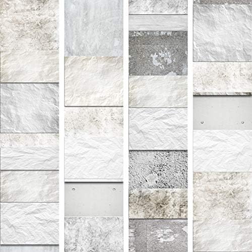 murando Puro Wallpaper 0,5 x 10 m / 19,6 x 393.70 inches Roll of Fleece Wall Paper Non-Woven Premium Art Print No Repeating Pattern Design Decorative Panel Photo Stones f-A-0215-j-a
