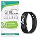 RinoGear (6-Pack) Screen Protector Designed for Sony SmartBand Talk (SWR30) Screen Protector [Flexible Clear Film] Case Friendly Accessories