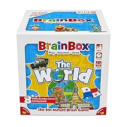 BrainBox The World Card Game - Memory & Observation
