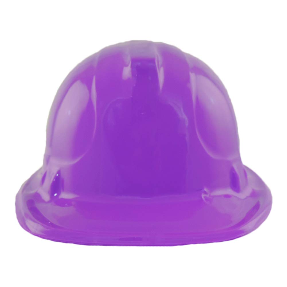 purple construction hard hats