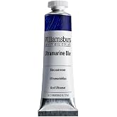 Williamsburg Artist Oil Colors, Ultramarine Blue, 37 ml Tube | Artist grade oil paint delivering rich texture, high pigment load, and distinctive handmade character.