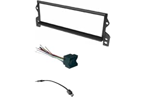 ASC AUDIO ASC Car Stereo Install Dash Kit, Wire Harness, and Antenna Adapter for Installing a Single Din Radio for Select Mini Cooper - Compatible Vehicles Listed Below