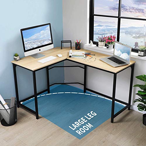 Aingoo L Shaped Corner Desk Office Desk for Home Work Desk Large