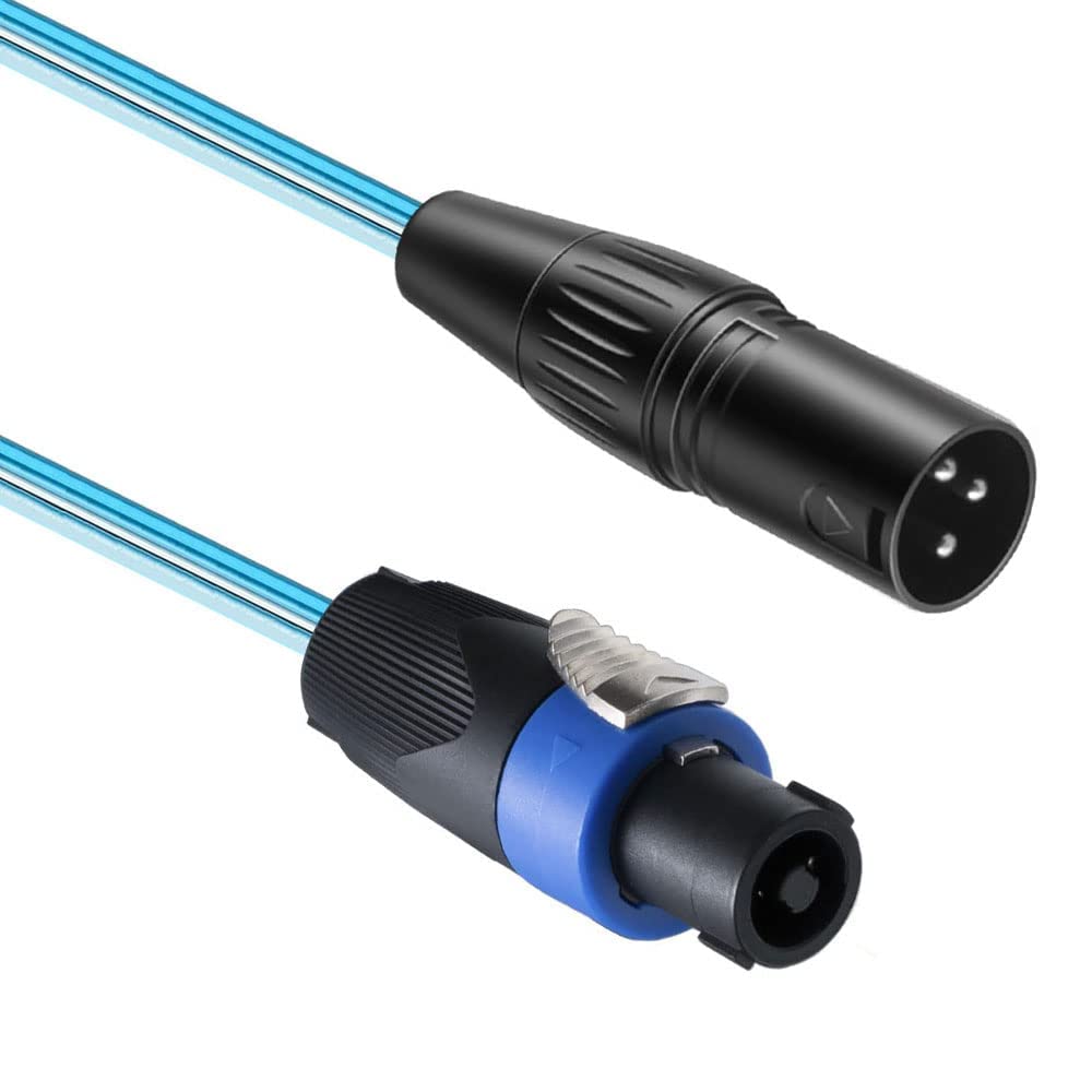 waveman speakon to xlr male cable speakon to xlr adapter speakon to male xlr cables speaker leads (speakon to xlr male)