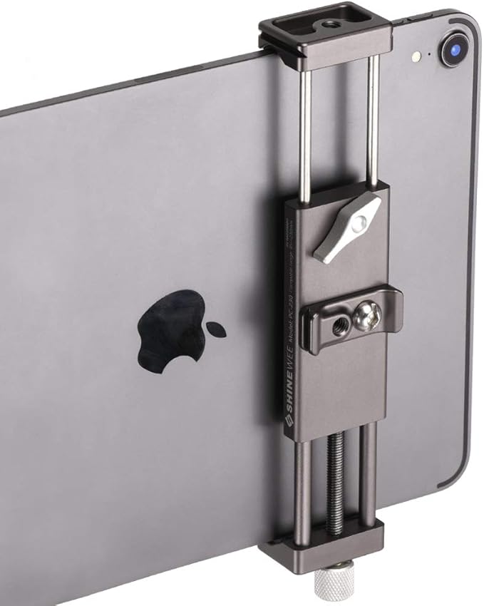 Metal iPad Holder for Tripod Mount Adapter , 1/4" Screw, Acra Swiss