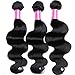 Cranberry Hair Brazilian Virgin Hair Body Wave Human Hair 28 Inch One Bundle Weave 100% Unprocessed Hair Extensions Natural Black Color (One Bundle)