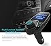 FOGEEK F-FM-1-50 FM Transmitter, Car Bluetooth FM Transmitter Car Kit, Wireless Radio Adapter Car MP3 Player with 2 USB Car Charger