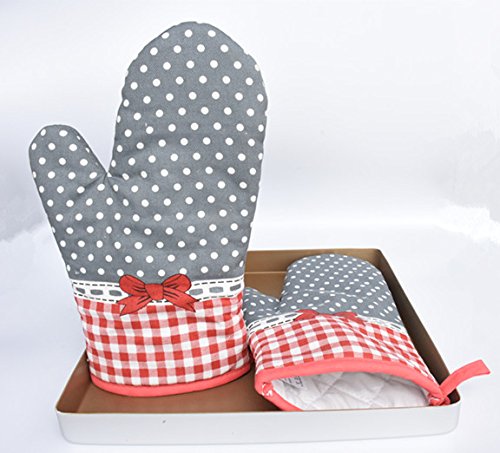 Golden Bakeware Alloy Nonstick Baking Pan 11" 11" + Bowknot Oven Gloves 7 Golden Bakeware Alloy Nonstick Baking Pan 11" 11" + Bowknot Oven Gloves - Image 8