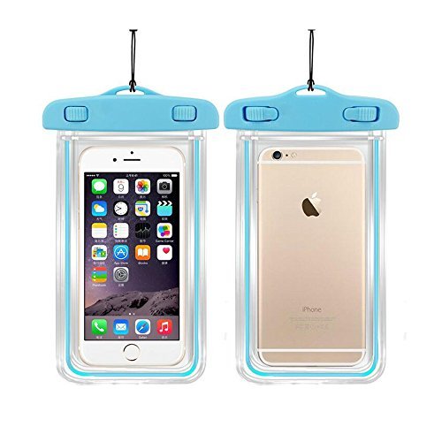 [3Pack]Waterproof Case Universal CellPhone Dry Bag Pouch CaseHQ for Apple iPhone 8,8plus,7,7plus,6s, 6, 6S Plus, SE, 5S, Samsung Galaxy s8 s8Plus S7, S6 Note 7 5, HTC LG Sony Nokia up to 5.8" diagonal - Thumbnail 3