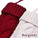 LimBridge Christmas Stockings, 2 Pack 15 inches Mid-Size Classic Knit Knitted Xmas Rustic Personalized Stocking Decorations for Family Holiday Season Decor