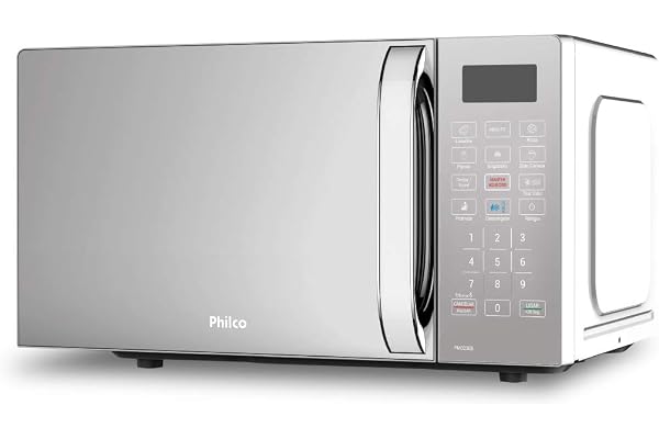 Micro-ondas Philco 20L Espelhado Limpa Fácil Menu FIT PMO23E 127V