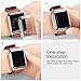 Apple Watch Series 3 Case, iVAPO Ultra Slim Lightweight Bumper Cover (2-Pack) Anti-Scratch Snap on PC Protective Shell for Apple Watch Series 3/Series 2 42mm-Black/Clear