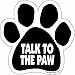 Imagine This Paw Car Magnet, Talk to the Paw,  5-1/2-Inch by 5-1/2-Inch