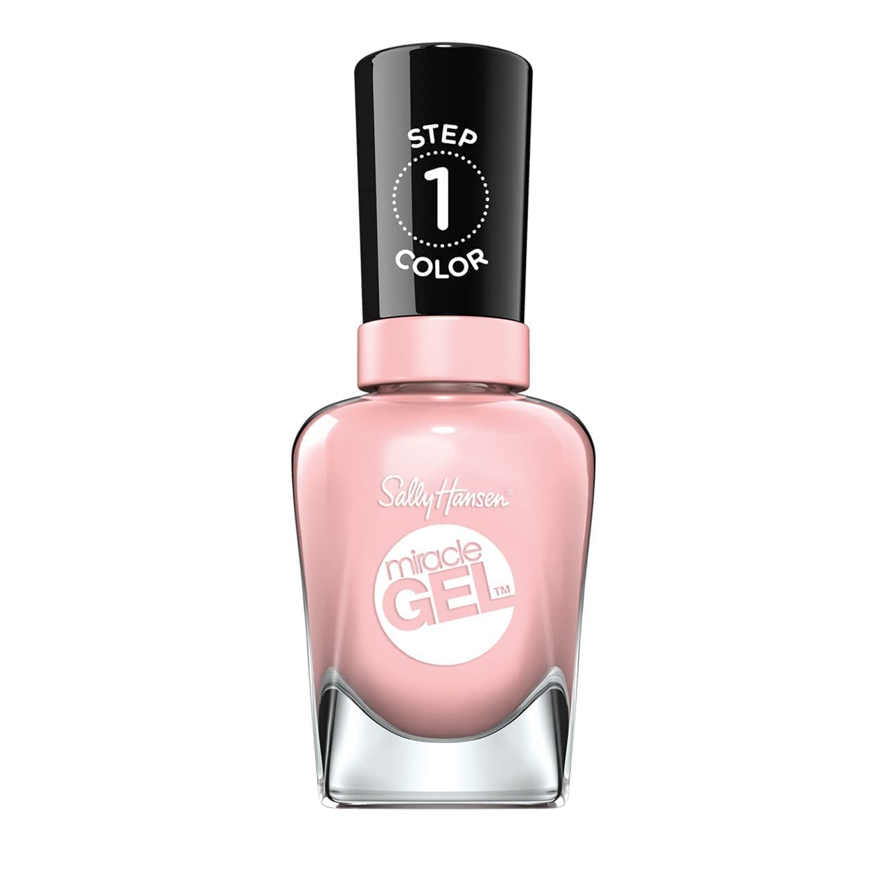 Sally Hansen Miracle Gel, Regal Rose, Gel-Like Nail Polish, NO UV Light Required, Chip-Resistant, Long Lasting - Up to 8 days, Easy to Use, Salon Quality Results, Vegan Formula, 14.7ml