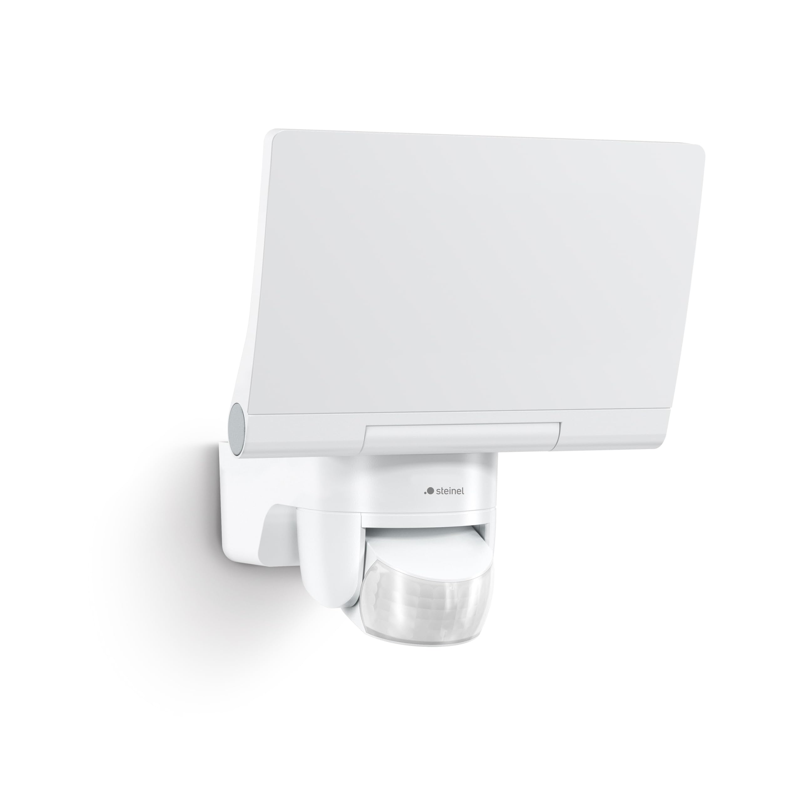 Steinel LED Spotlight XLED Home 2 S White, Adjustable Floodlight, Exterior Light, 13.7 W, 180° Motion Sensor Spotlight for Garden, Patio Garage or Warehouse , 19.4 x 18 x 16.1 cm — image 1
