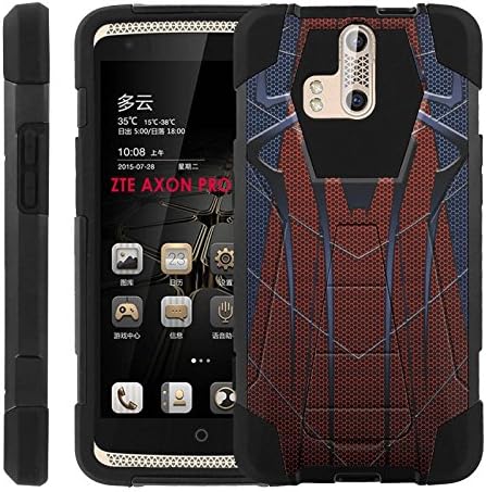 [HEROES 1] ZTE Axon Pro [Advance] Dual Layer Shockproof Rugged Hybrid Armor Bumper Protection [Built-in Kickstand] for ZTE Axon Pro
