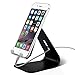 YW YUWISS Universal Micro-Suction Mobile Phone Desktop Stand Mount Holder Stander Cradle - Silver (Black)