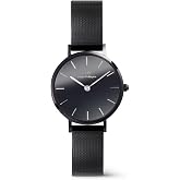 Daniel Wellington Petite Reflection Women’s Watch - 28mm Case, Japanese Quartz Movement, 316L Stainless Steel Mesh Strap, Wat