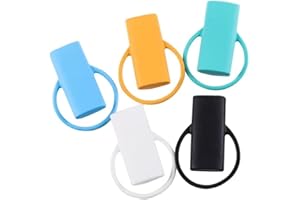 JUNFAMILEE 5Pcs Random Color Silicone Lighter Case, Portable Silicone Lighter Cover,Colorful Lighters Holder Non-Slip Lighter Case Smell Proof, Crush Proof Lighter Cover, House Supplies