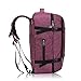 Hynes Eagle Travel Backpack 40L Flight Approved Carry on Backpack Men Large Cabin Weekender Laptop Backpack Women 15.6 inches Red Violet 2017
