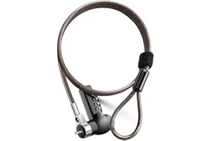 Laptop Lock Universal Laptop Cable Lock Combination Computer Lock Compatible with HP Samsung DELL Slot