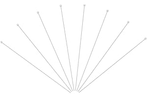 Craftdady 115Pcs 70mm Silver Ball Head Pins Round Ball Point Brass Wire Needle Headpins 2.75 Inch for Craft Dangle Earring Pendant Necklace Bracelet Making