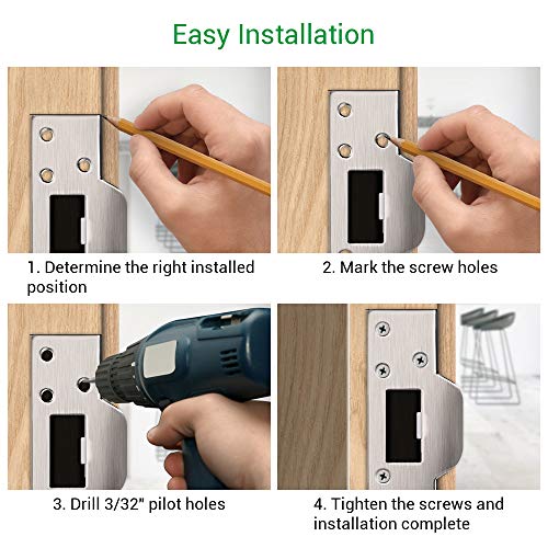 Door Security Plate, Door Reinforcement Plate, Dual Security Strike