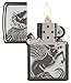 Zippo Pegasus Black Ice Pocket Lighter
