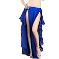 ROYAL SMEELA Chiffon Belly Dance Skirt Belly Dance Costume for Women Dancing Dress One Size, 6 Colors